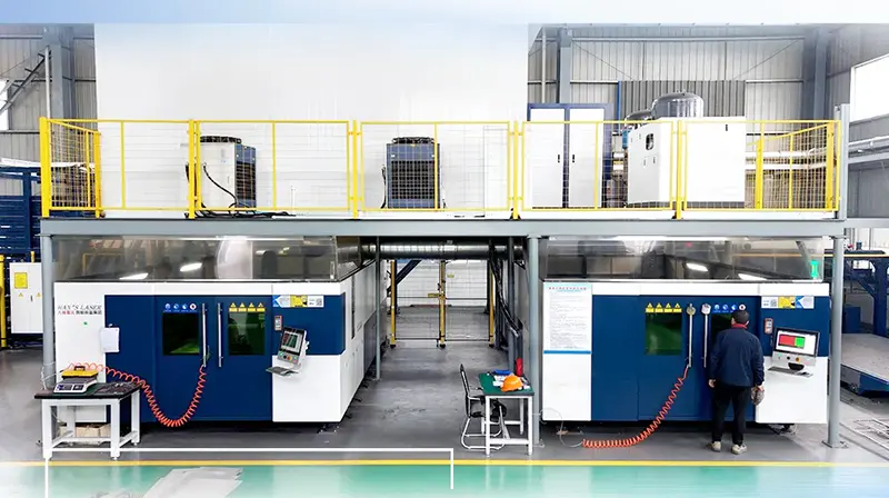 ALU4020 – Ligne de production automatisée de découpe laser